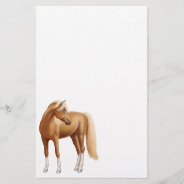 The Young Sorrel Horse Stationery (Front)