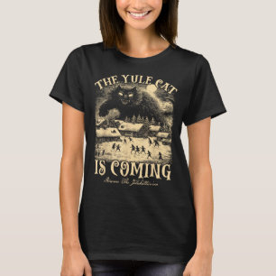 The Yule Cat Is Coming Gothic Christmas Winter Sol T-Shirt