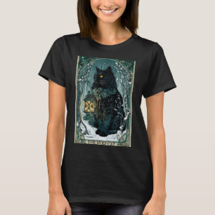 The Yule Cat Tarot Card Icelandic Folklore Christm T-Shirt