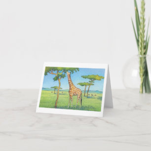 The Zebra Note Card