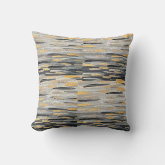 The Zebra Strokes Throw Pillow 