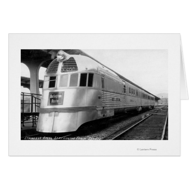 The ZepherStainless Steel Streamlined Train (Front Horizontal)