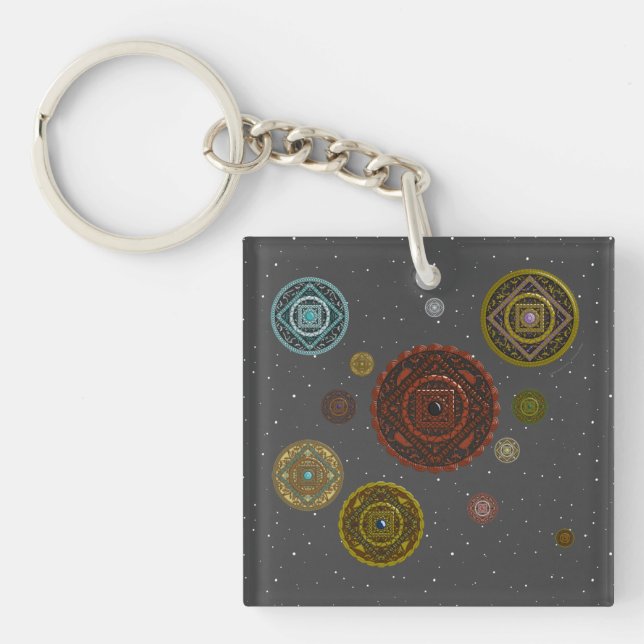 The Zodiac Acrylic Keychain (Front)