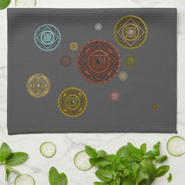 The Zodiac Hand Towel (Folded)