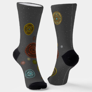 The Zodiac Mandalas Socks