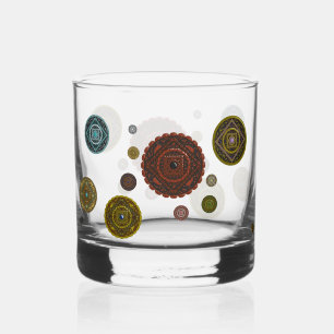 The Zodiac Mandalas Whiskey Glass