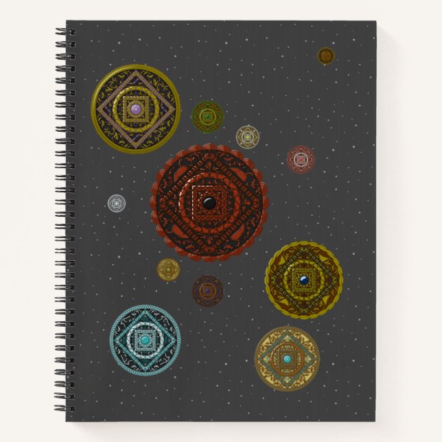 The Zodiac Spiral Notebook (Front)