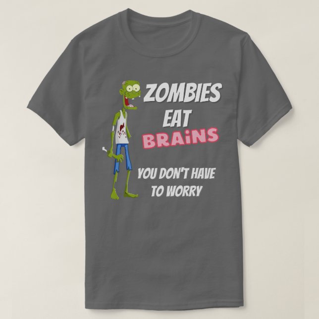 The Zombie Diet T-Shirt (Design Front)