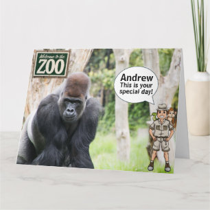 The Zoo Birthday Card