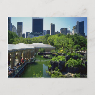 The zoo in Central Park, New York, U.S.A. Postcard