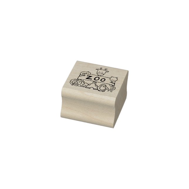 The zoo rubber stamp (Stamp)