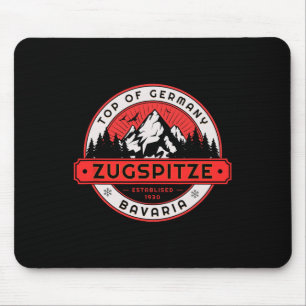 The Zugspitze Ski Resort Mouse Pad