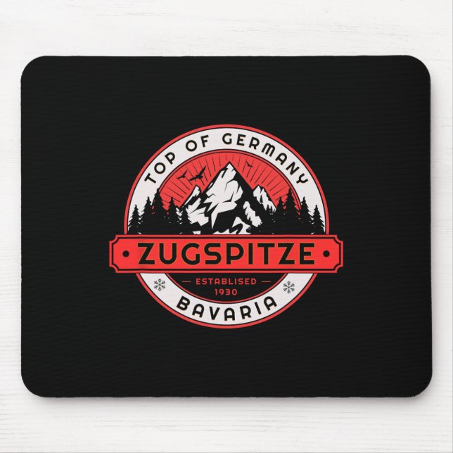 The Zugspitze Ski Resort  Mouse Pad (Front)