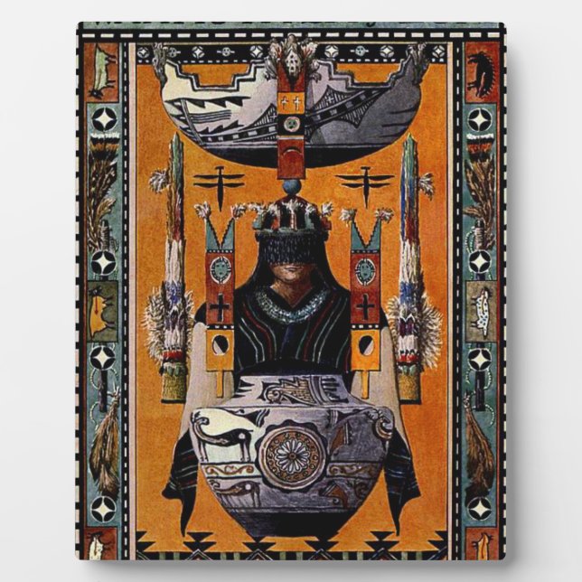 "The  Zuñi" Plaque (Front)