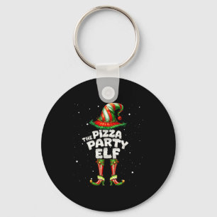 The Zza Party Elf Family Matching Group Christmas  Key Ring
