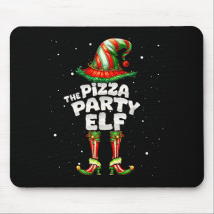 The Zza Party Elf Family Matching Group Christmas  Mouse Pad