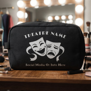 Theater Acting Stage Drama Class Logo Or Name Dopp Kit