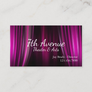 Theater & Arts Business Card