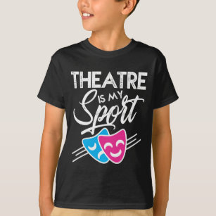 Theater Mask Humor Drama Broadway Theatre Actors T-Shirt