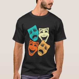 Theatre Actress Actor Performer Vintage Theatre Ma T-Shirt