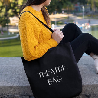 Theatre Bag Black Tote