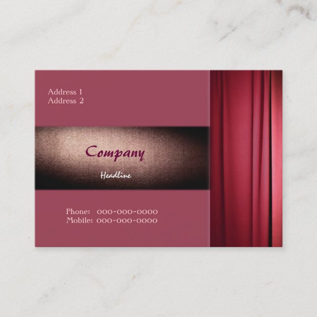 Theatre Business Card (Front)