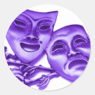 theatre classic round sticker