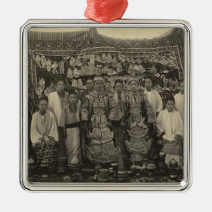 Theatre company, Burma, c.1910 Metal Tree Decoration