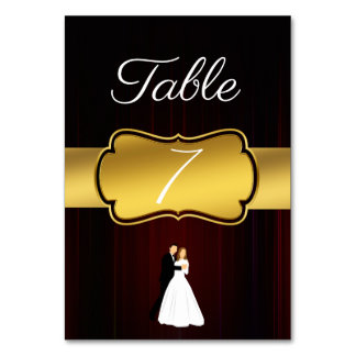 Theatre curtain table number