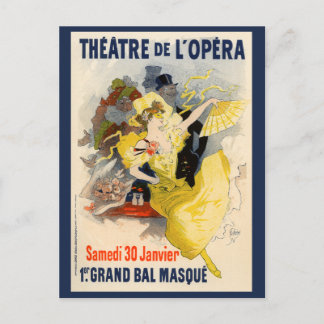 Theatre de l'Opera, Jules Chéret Postcard