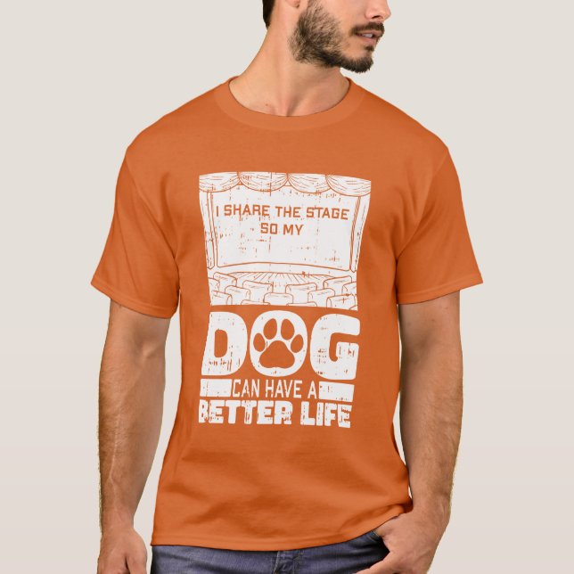 Theatre Dog girl vintage T-Shirt (Front)