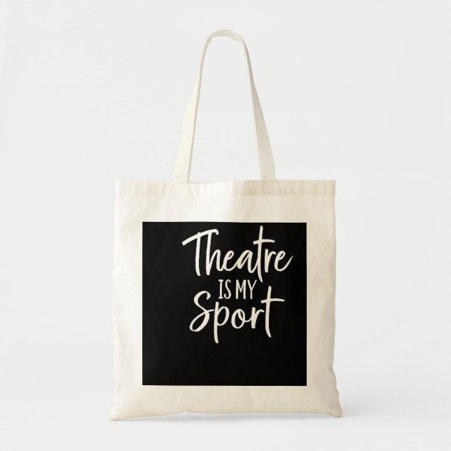 Theatre Gifts for Actors Musical Theatre is my Spo Tote Bag (Front)