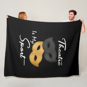 Theatre Is My Sport   Theatre Lover Gift Fleece Blanket