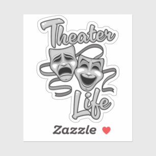 Theatre Life Comedy and Tragedy Masks