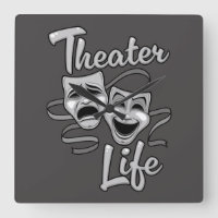 Theatre Life Comedy and Tragedy Masks