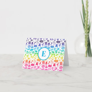 Theatre Lover Icons Notecard