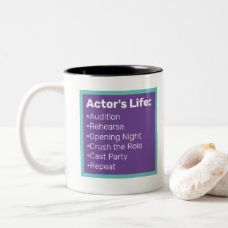 Theatre Lovers Two-Tone Coffee Mug