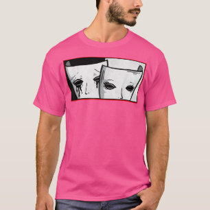 Theatre Mask Soft Grunge Drama Comedy And Tragedy T-Shirt