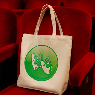Theatre Mask Symbol Tote Bag