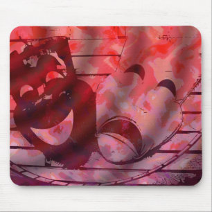 Theatre Masks Mouse Pad