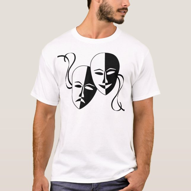 Theatre Masks T-Shirt (Front)