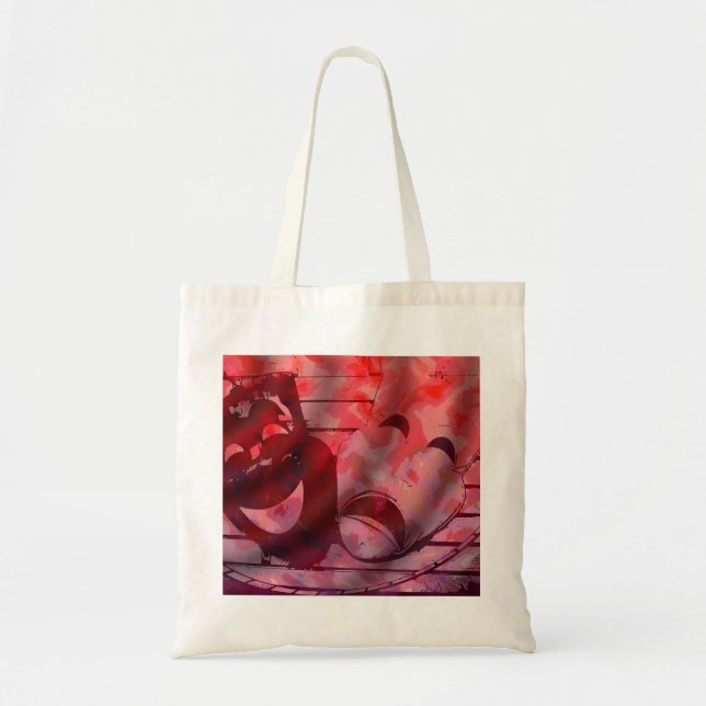 Theatre Masks Tote Bag (Front)