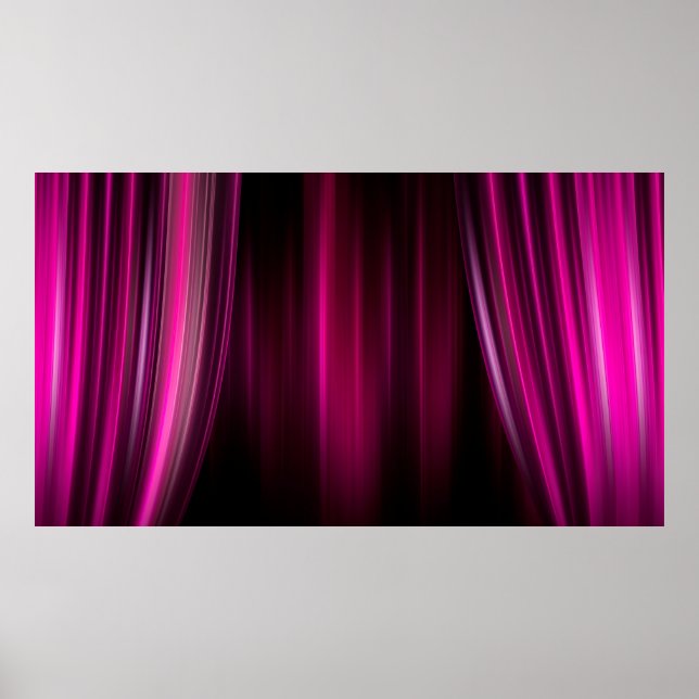Theatre movie theatre curtain strip poster (Front)