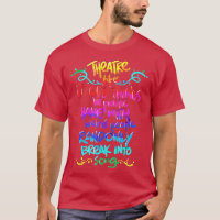 Theatre Nerd  Funny Musical Theatre Gift for Thesp