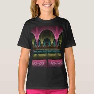 Theatre of Fantasy, Abstract Colourful Fractal Art T-Shirt