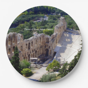 Theatre of Herod Atticus - Athens Paper Plate