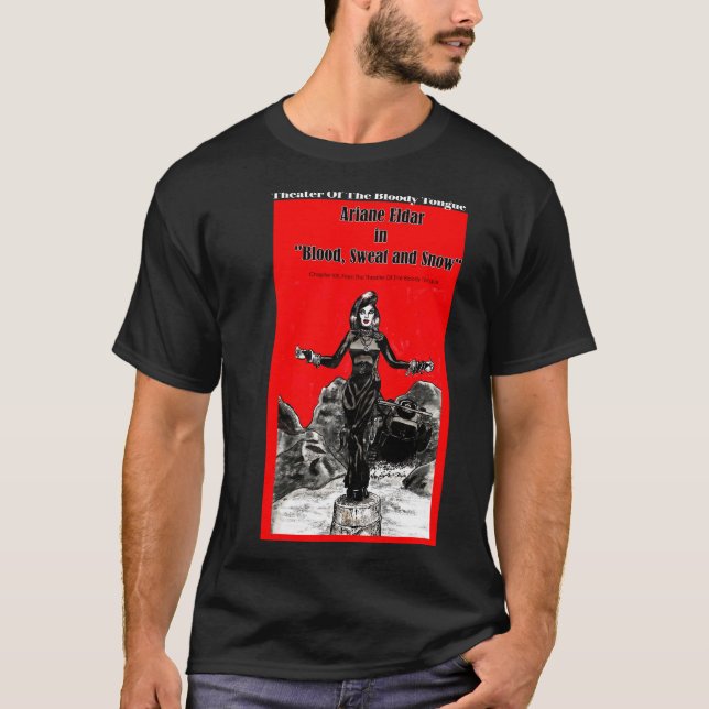 Theatre Of The Bloody Tongue - Blood, Sweat T-Shirt (Front)