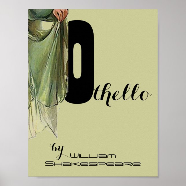 Theatre Play Poster Othello William Shakespeare (Front)