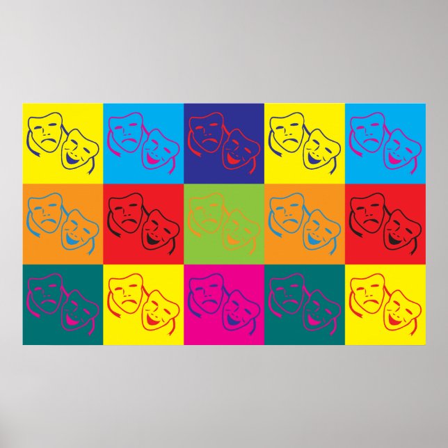 Theatre Pop Art Poster (Front)