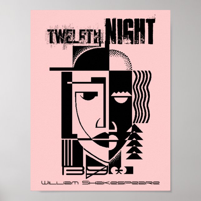 Theatre Poster Twelfth Night William Shakespeare (Front)